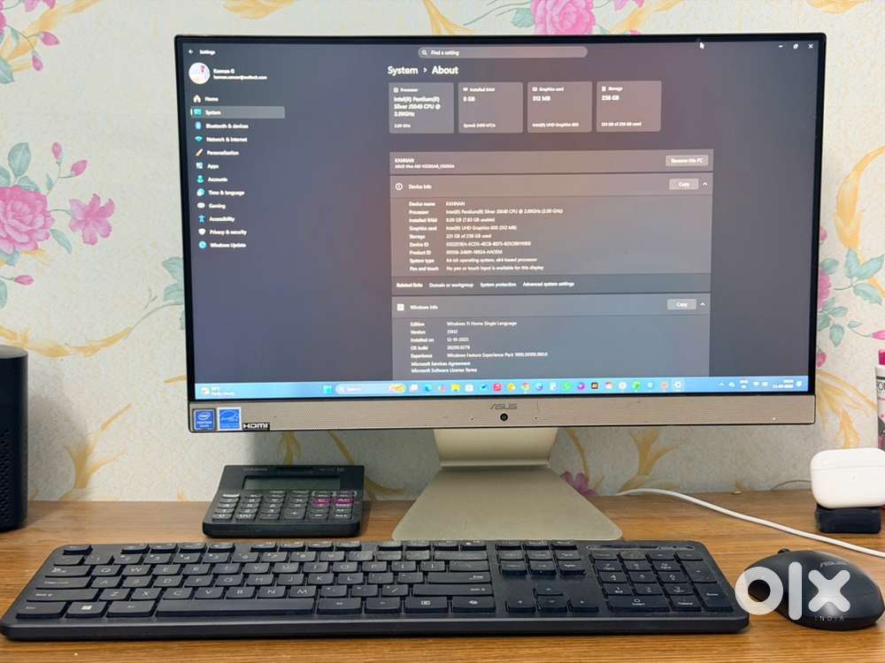 Asus AIO V222GAR, V222GA