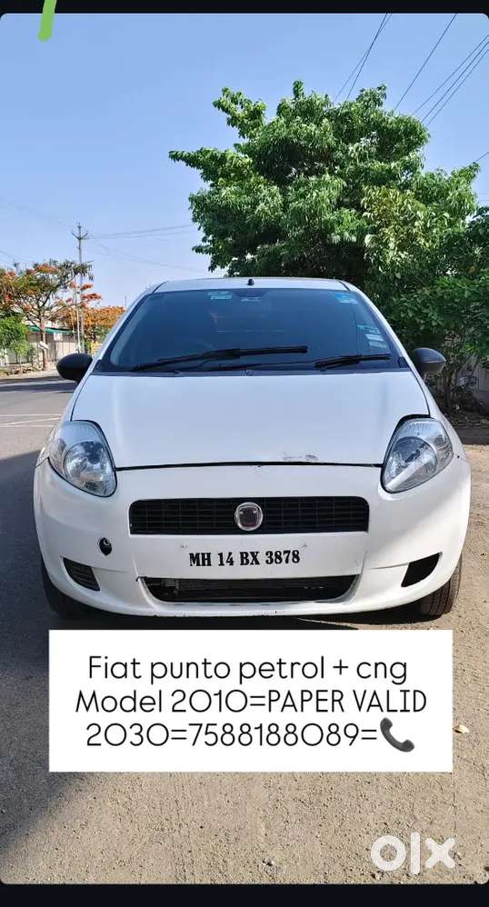 Fiat Punto 2010 Petrol 90000 Km Driven Paper Valid 2030 Petrol+cng