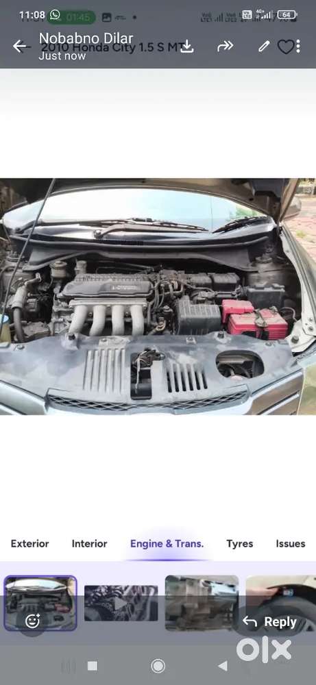Honda City  Ivteck Smt Bumper To Bumper Original Paint.