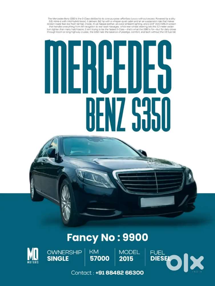 1st Owner Mercedes Benz S-class 57000 Driven