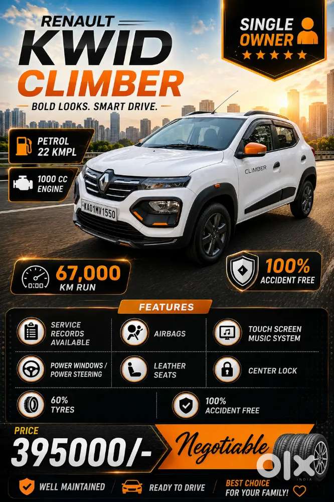 Renault Kwid 2020 Petrol 63000 Km Driven
