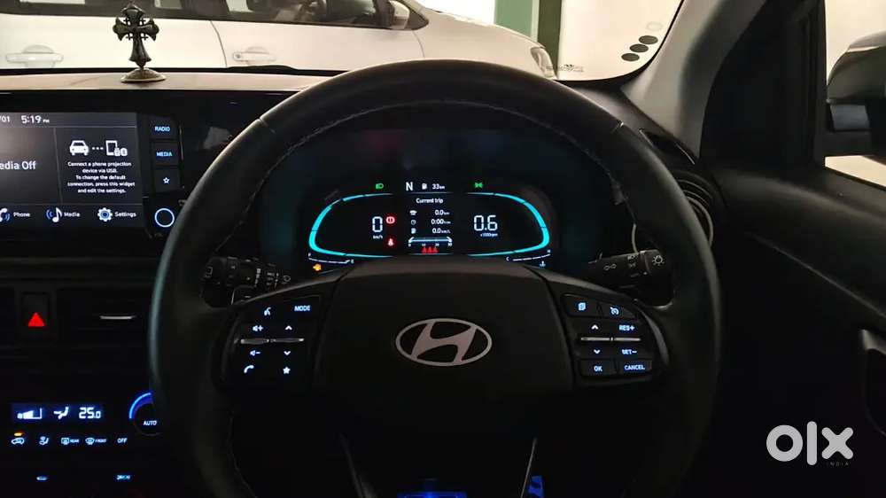 Doctor-driven 2023 Hyundai Exter Automatic  Top Variant  Ranger Khak