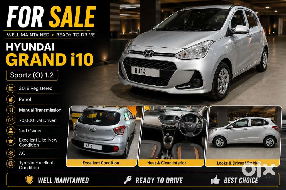 Hyundai Grand I10 Sportz (o) 1.2 &ndash; Excellent Condition  For Sale