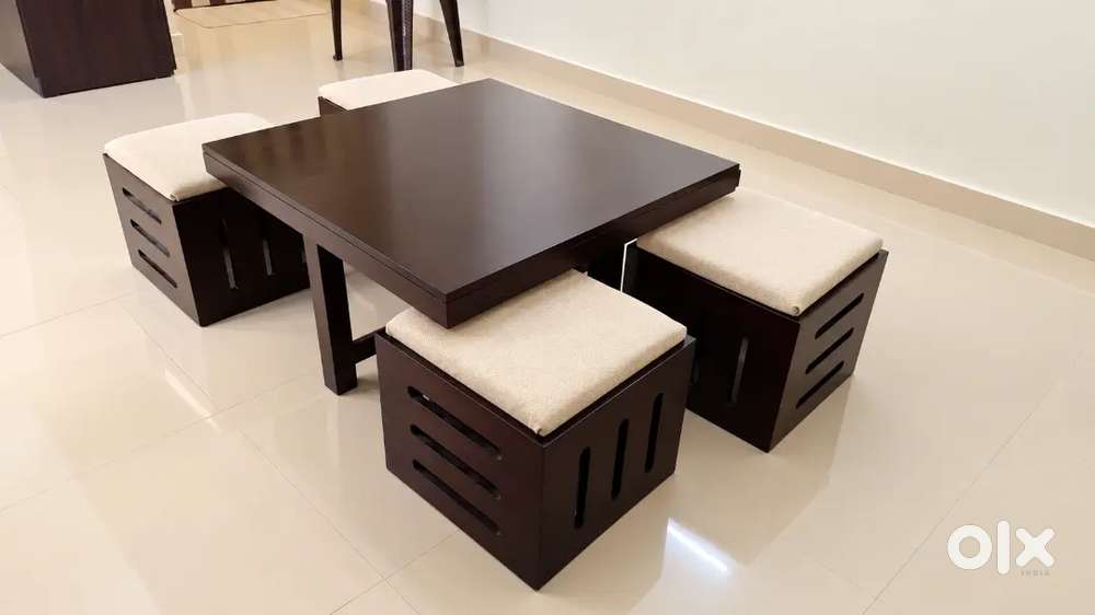 Center table and 4 chairs