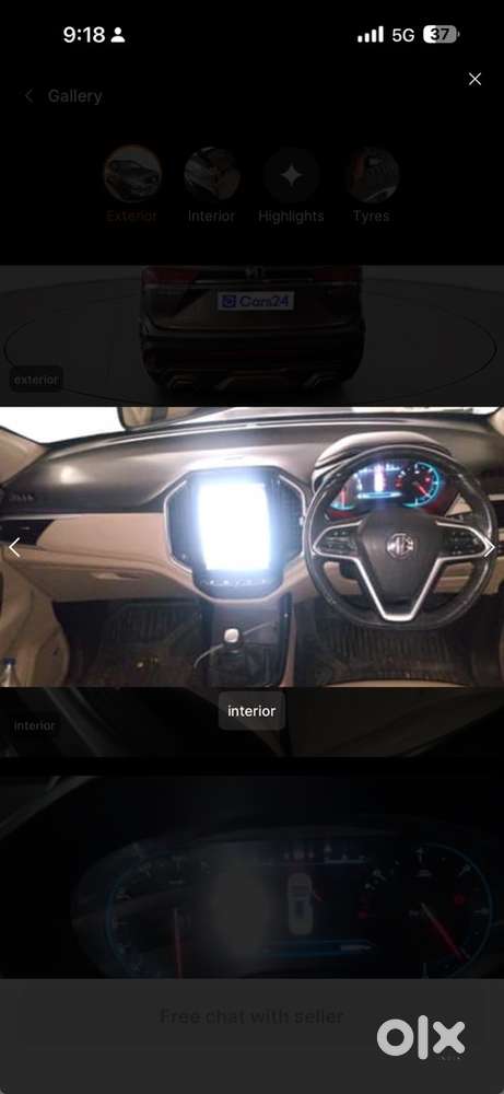 Mg Hector 2022 Petrol 58580 Km Driven