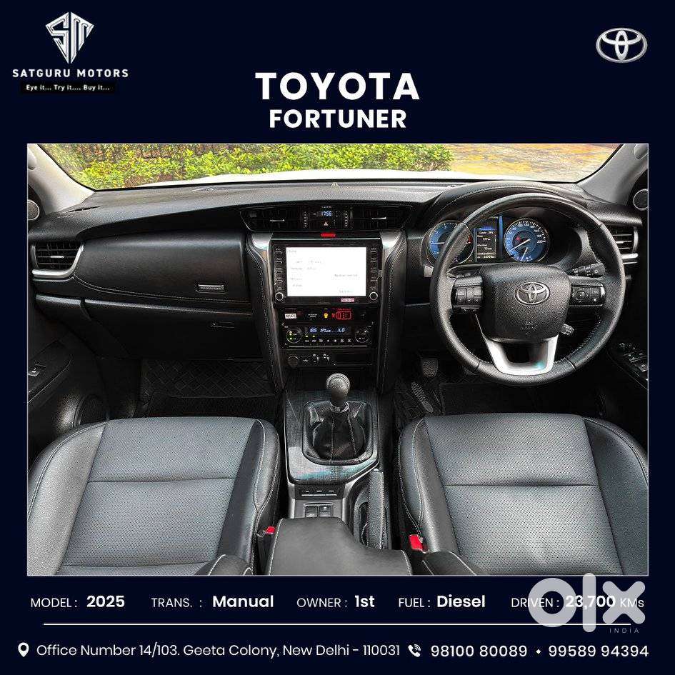 Toyota Fortuner 4x2 Mt 2.8 Diesel, 2025, Diesel