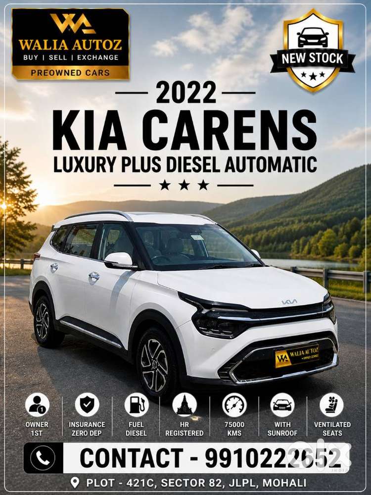 Kia Carens 1.5 Luxury Plus Diesel 6 Str, 2022, Diesel