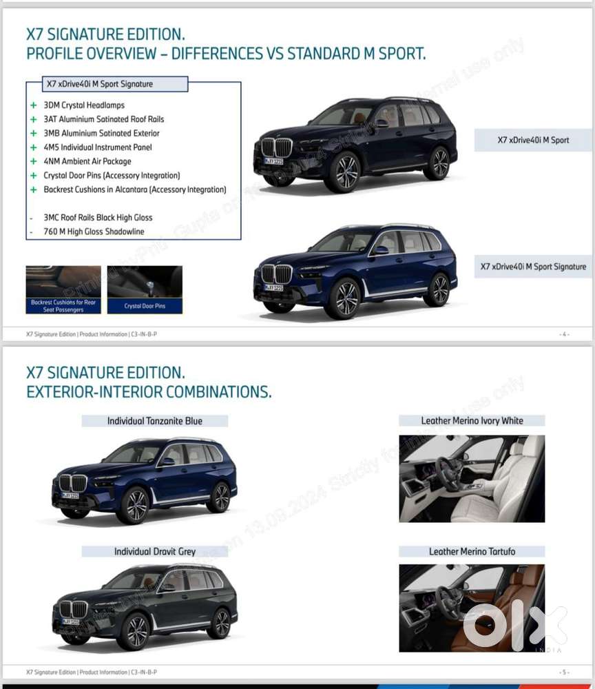 Bmw X7 3.0 Xdrive 40d M Sport, 2024, Petrol