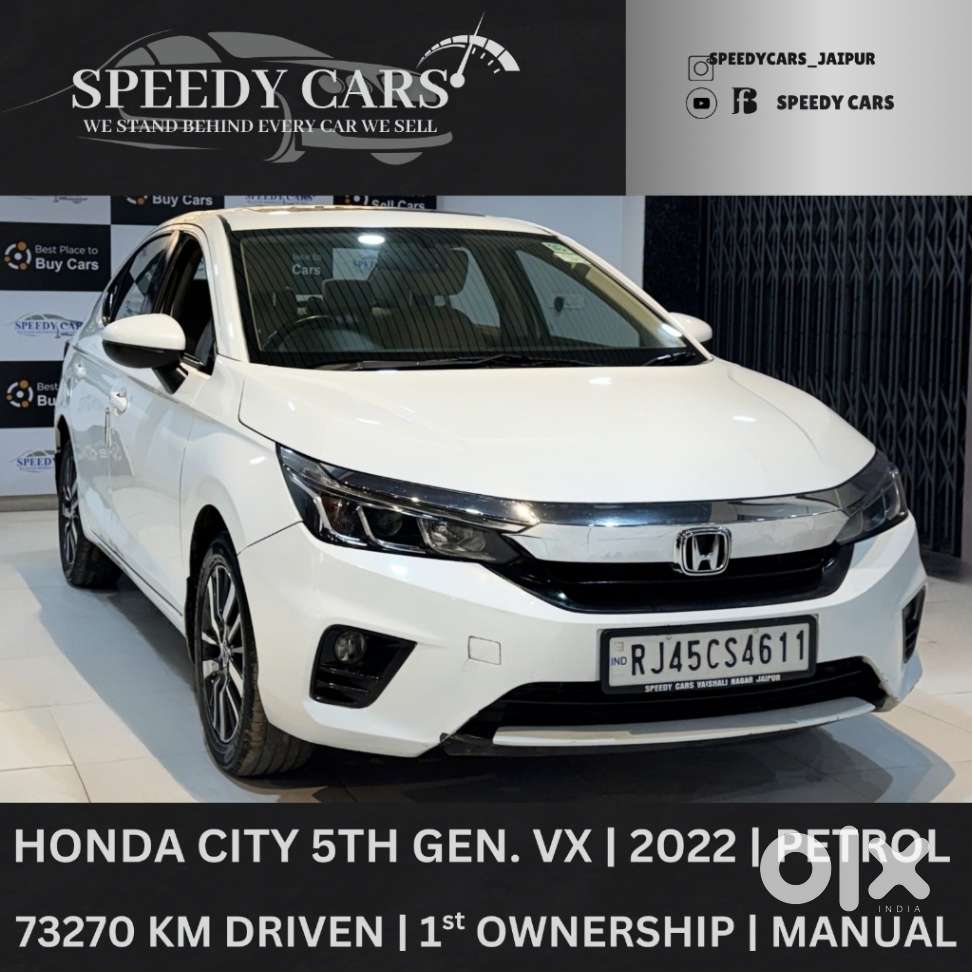 Honda City Vx Petrol Mt, 2022, Petrol