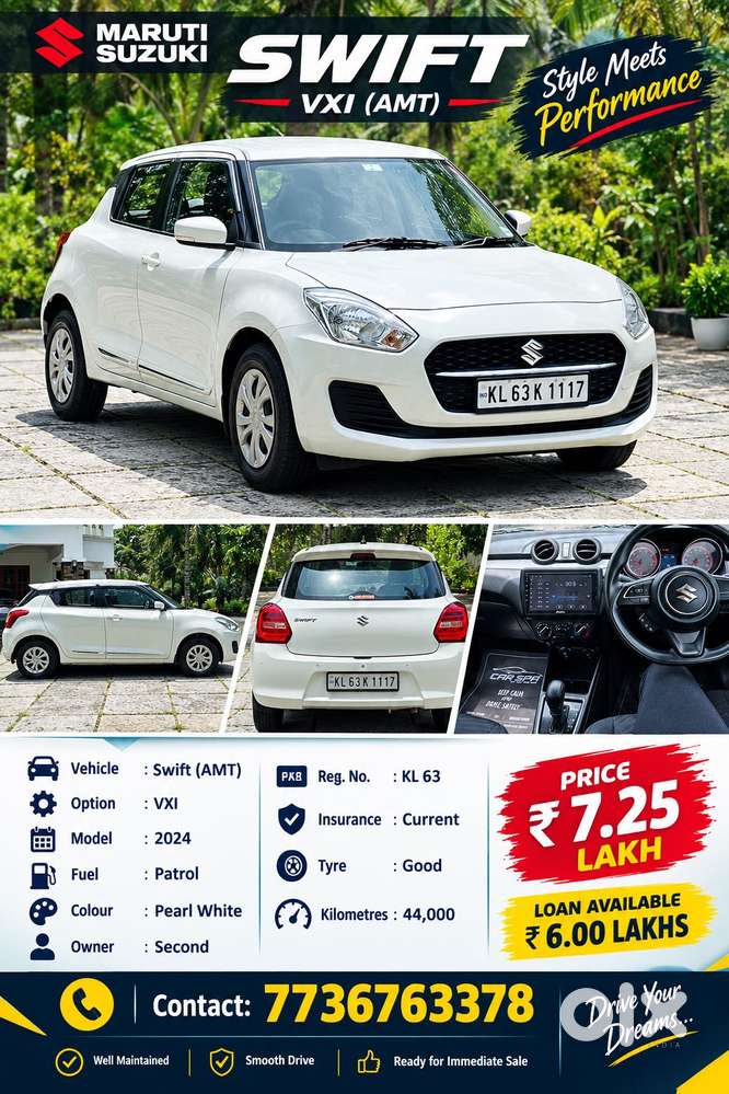 Maruti Suzuki Swift Amt Vxi, 2024, Petrol
