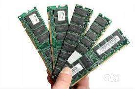 DDR2, DDR3, DDR4 ALL SIZE RAM AVAILABLE STARTING 100/-