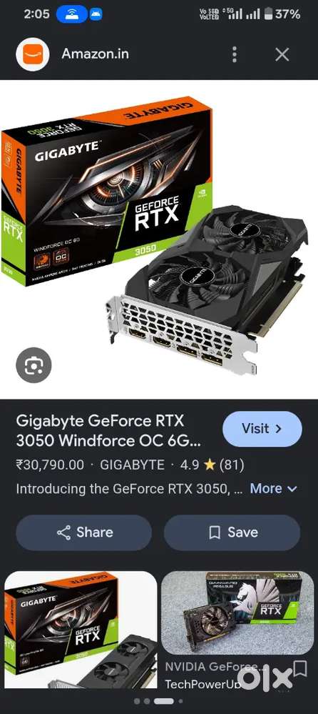Gigabyte rtx 3050 6gb