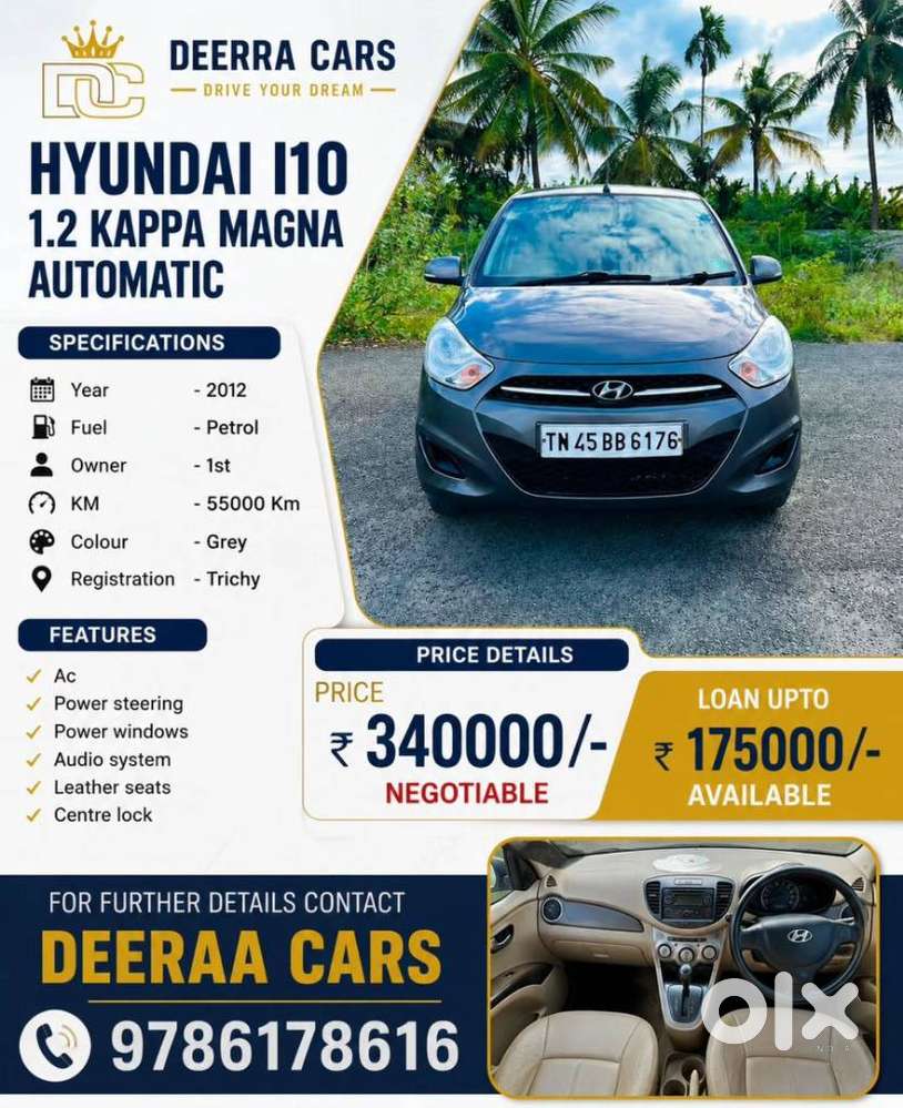 Hyundai I10 Sportz At, 2012, Petrol