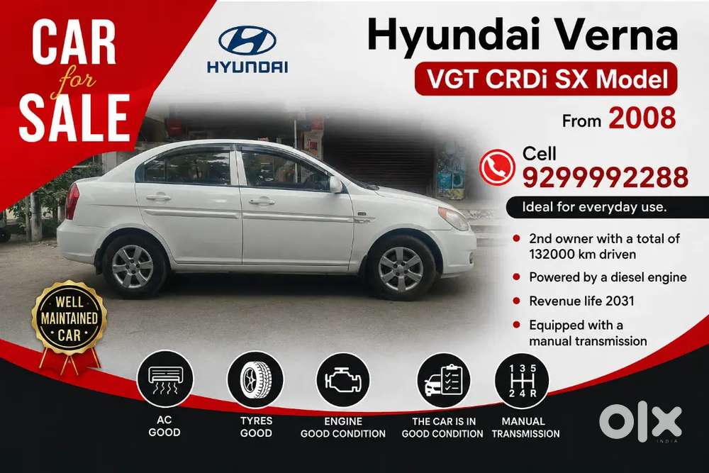 Hyundai Verna Vgt Sx 2008