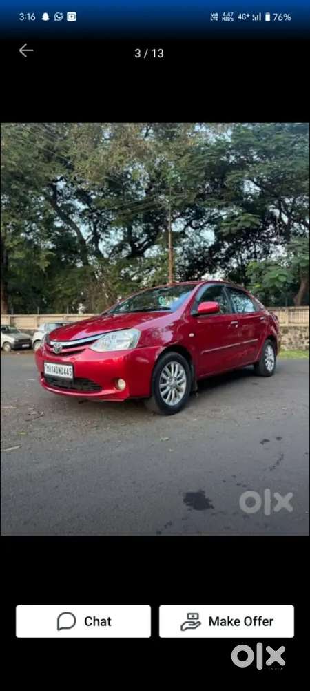 Toyota Etios Diesel 2012