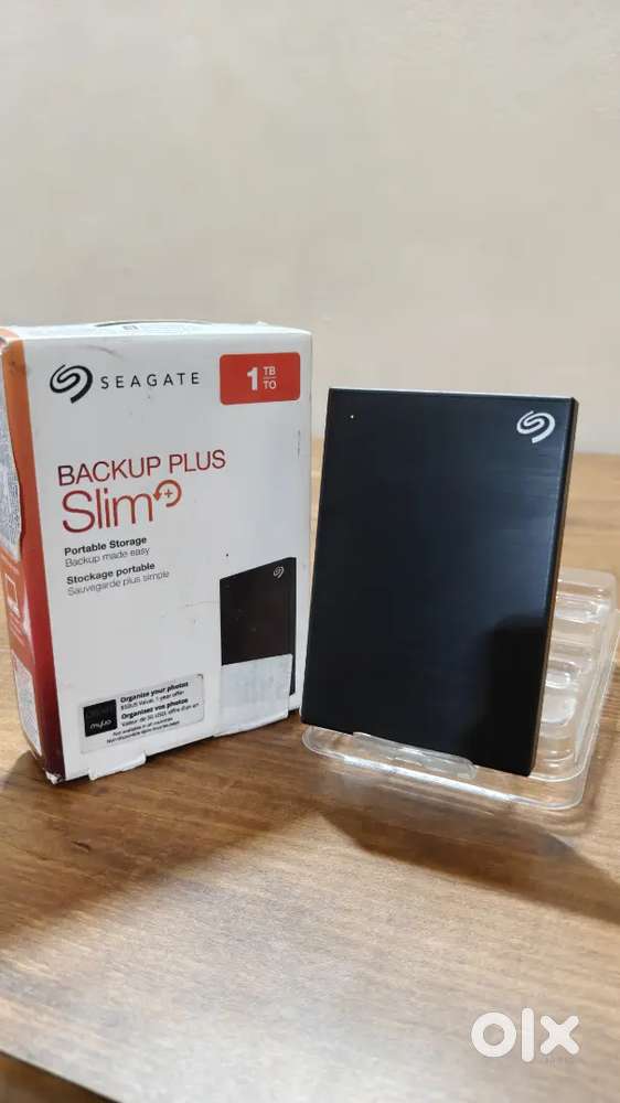 Seagate Backup Plus Slim 1 TB External Hard Disk Drive