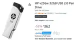 HP 32 GB USB 2.0 Pen Drive – Brand New & Sealed
