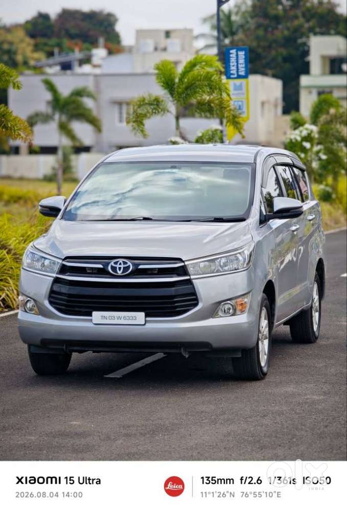 Toyota Innova Crysta 2.4 G Mt 8s, 2018, Diesel