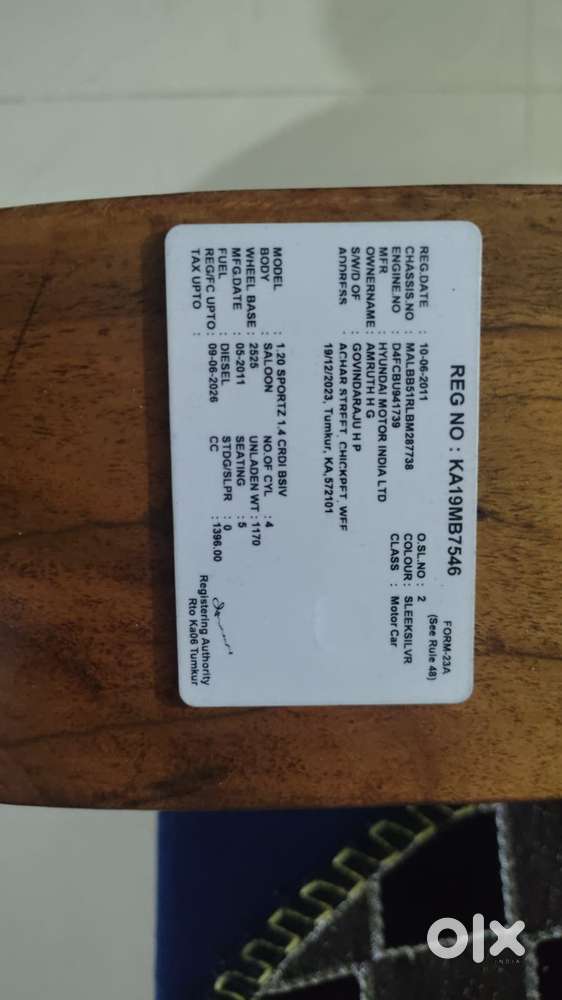 Hyundai I20 Sportz 1.4 Crdi, 2011, Diesel