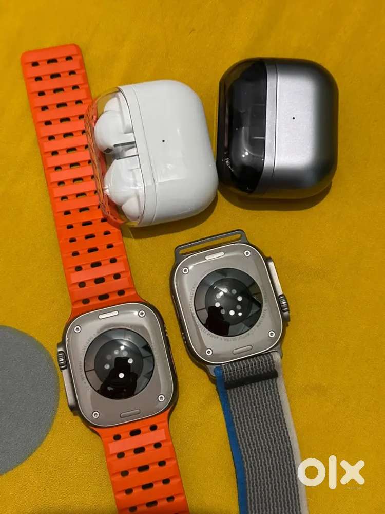 watch, earbuds all original