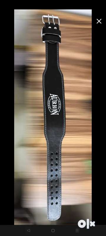 Aurion Gym belt Black Best belt Gym Fitness 1789374866