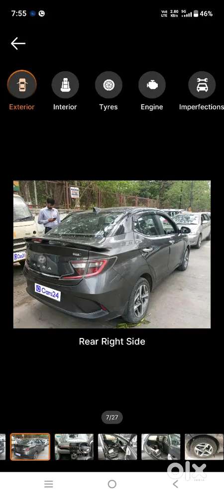 Top Model Hyundai Aura 2025 Cng & Hybrids 61000 Km Driven