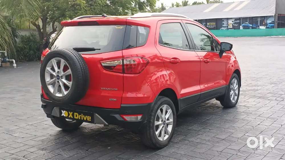 Ford Ecosport Red Colour 2021 Diesel Well Maintained.