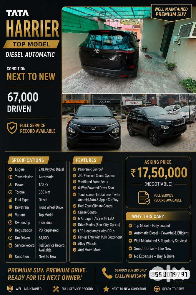 Tata Harrier Diesel 2022