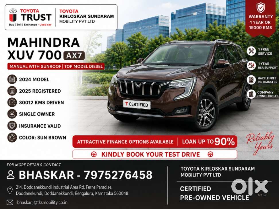 Mahindra Xuv700 2.2 Ax 7 Diesel Mt Str, 2024, Diesel