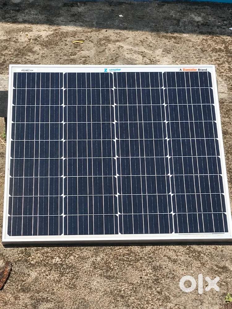 Solar panel + solar charge controller