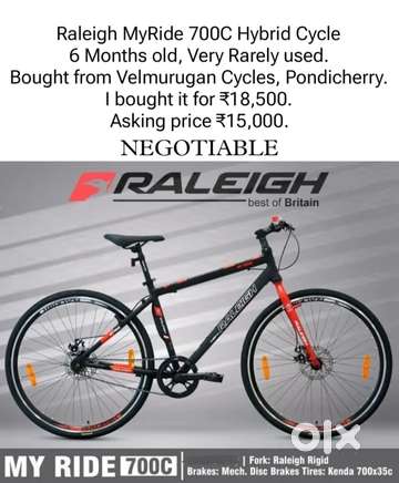 Raleigh 2024 hybrid cycle