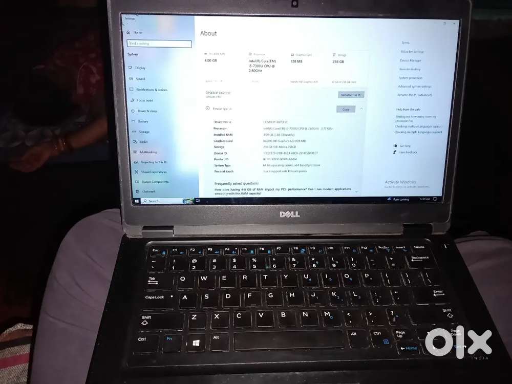 Latitude 5480, i5 - 7300U CPU
