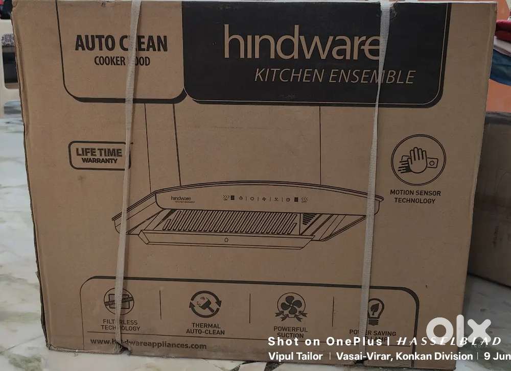 Hindware Nadia Chimney brand new peti pack condition - Kitchen