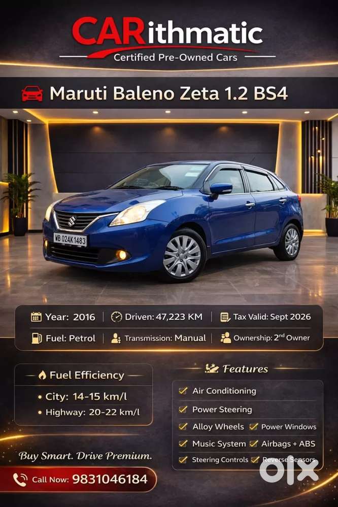 Maruti Suzuki Baleno 1.3 Zeta, 2016, Petrol
