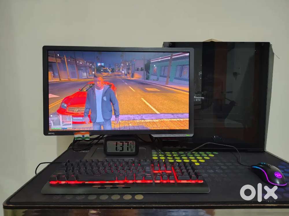 Gaming Pc with 144 hz Gaming monitor, keyboard, mouse