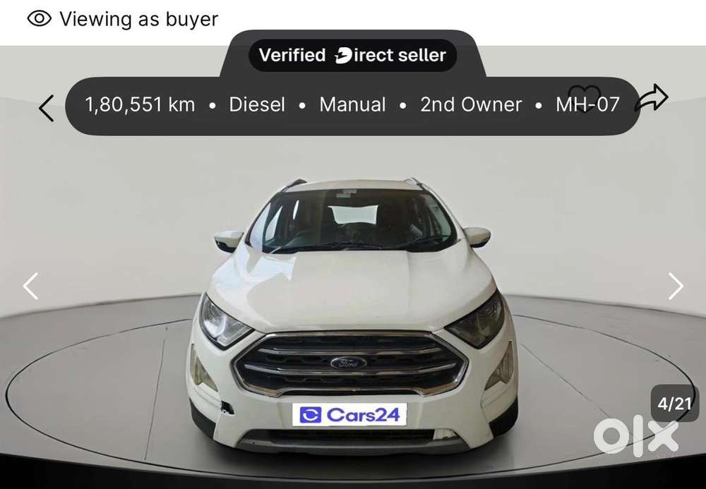 Ford Ecosport Diesel Manual 2019
