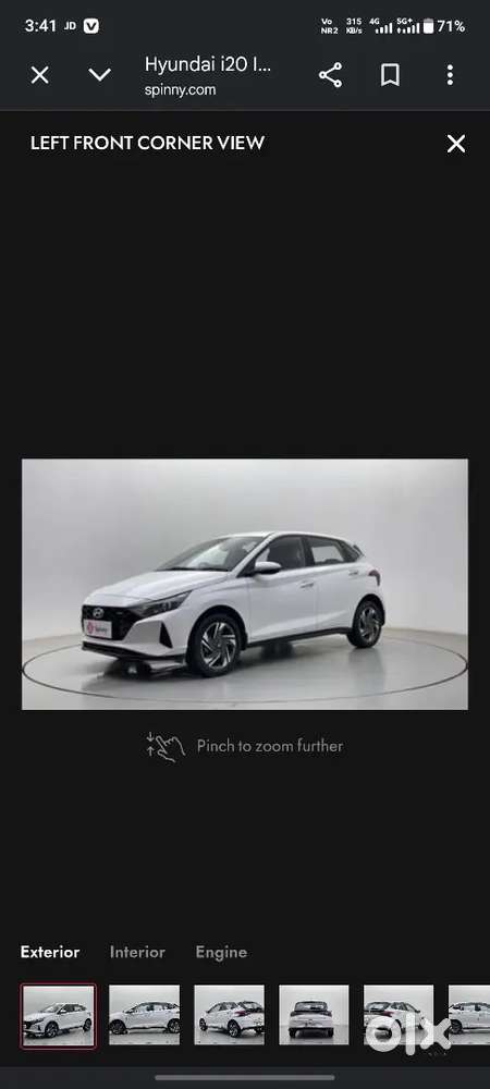 I20 Car  36000 Km Running