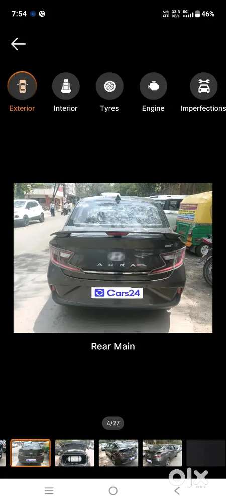 Top Model Hyundai Aura 2025 Cng & Hybrids 61000 Km Driven