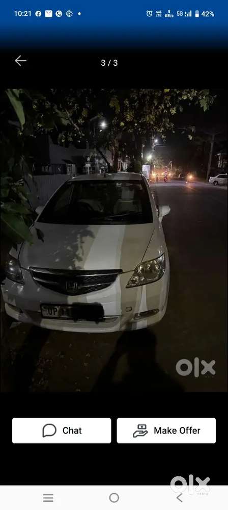 Honda City Zx 20008 Petrol 100000 Km Driven