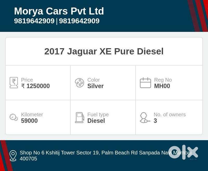 Jaguar Xe Pure, 2017, Diesel