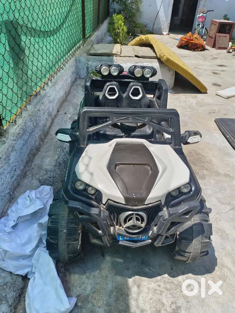 Toy Car Kids Thar Black Colour