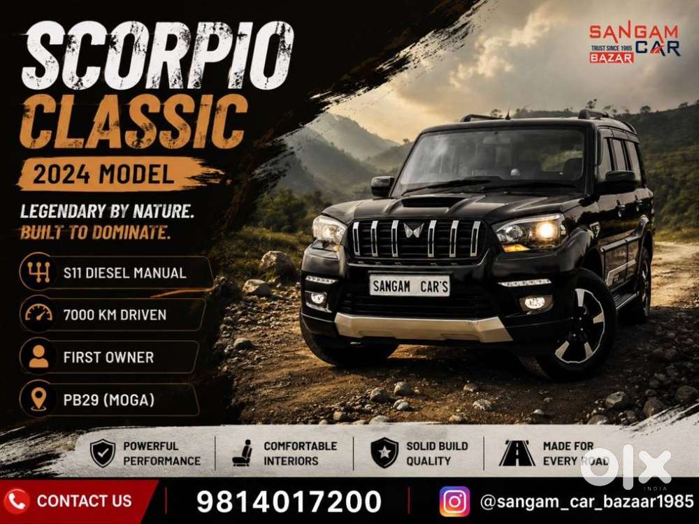 Mahindra Scorpio Classic 2.2 S 11 Mt 7 Str, 2024, Diesel