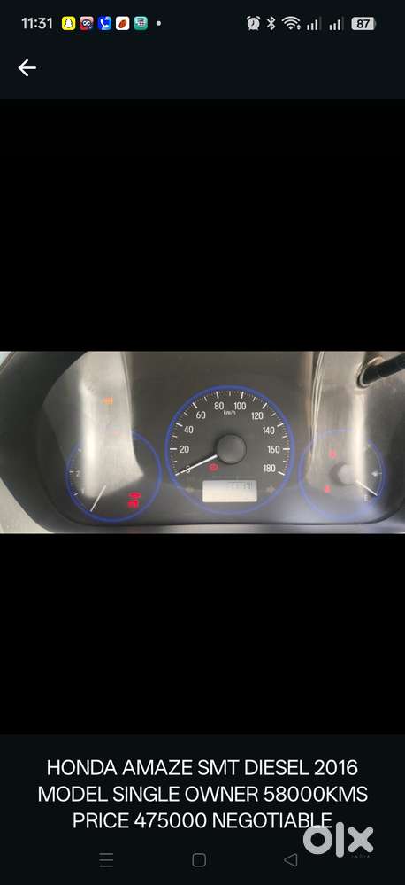 Honda Amaze 1.5 Smt I Dtec, 2016, Diesel