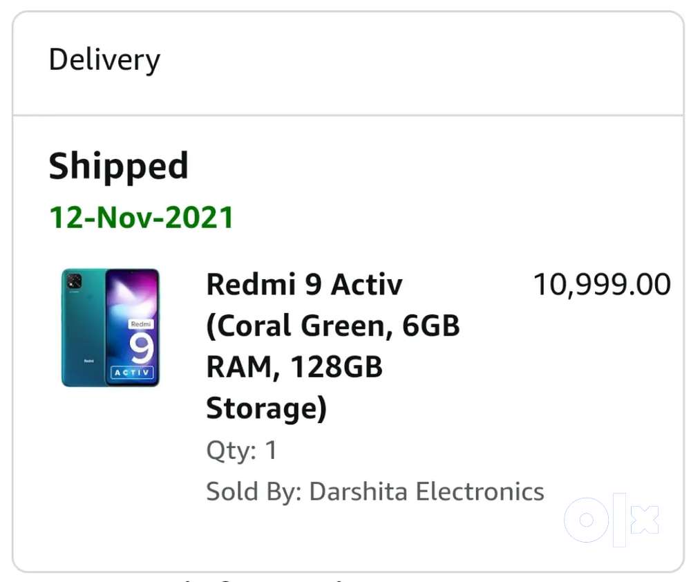 Buy Redmi 9 Activ 128 GB, 6 GB RAM, Coral Green, Mobile Phone at