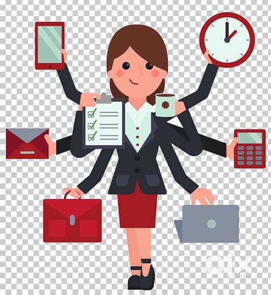 Female personal secretary