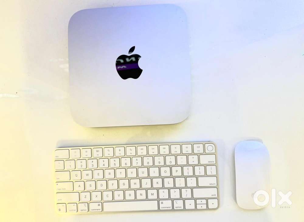 Mac Mini M2 With Magic Keyboard + Magic Mouse + 32” Curved Monitor