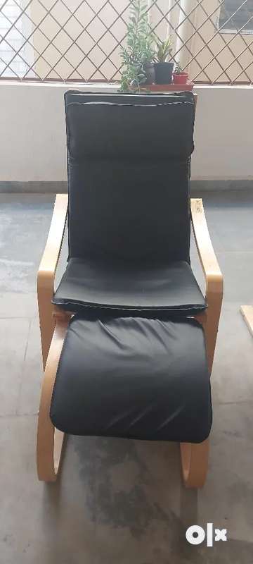 Ikea leather online chair