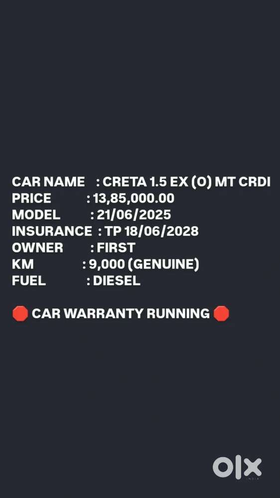 Hyundai Creta, 2025, Diesel