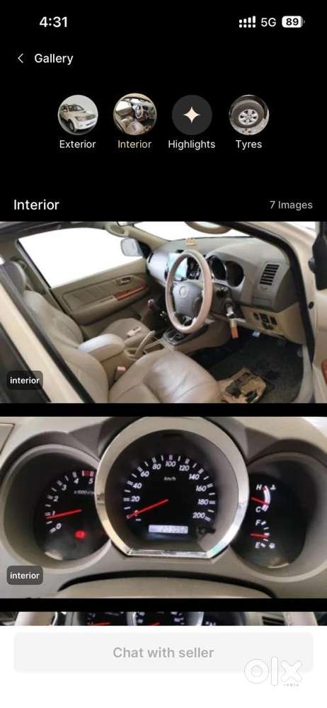 Toyota Fortuner 2011 Diesel 203052 Km Driven