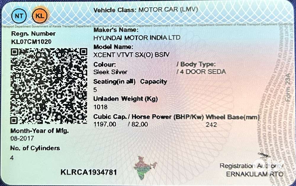 Hyundai Xcent Sx 1.2 (o), 2017, Petrol